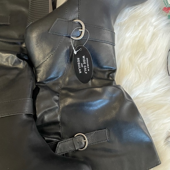 Style & Co. Womens sachi Leather Almond Toe Mid- - Picture 4 of 5